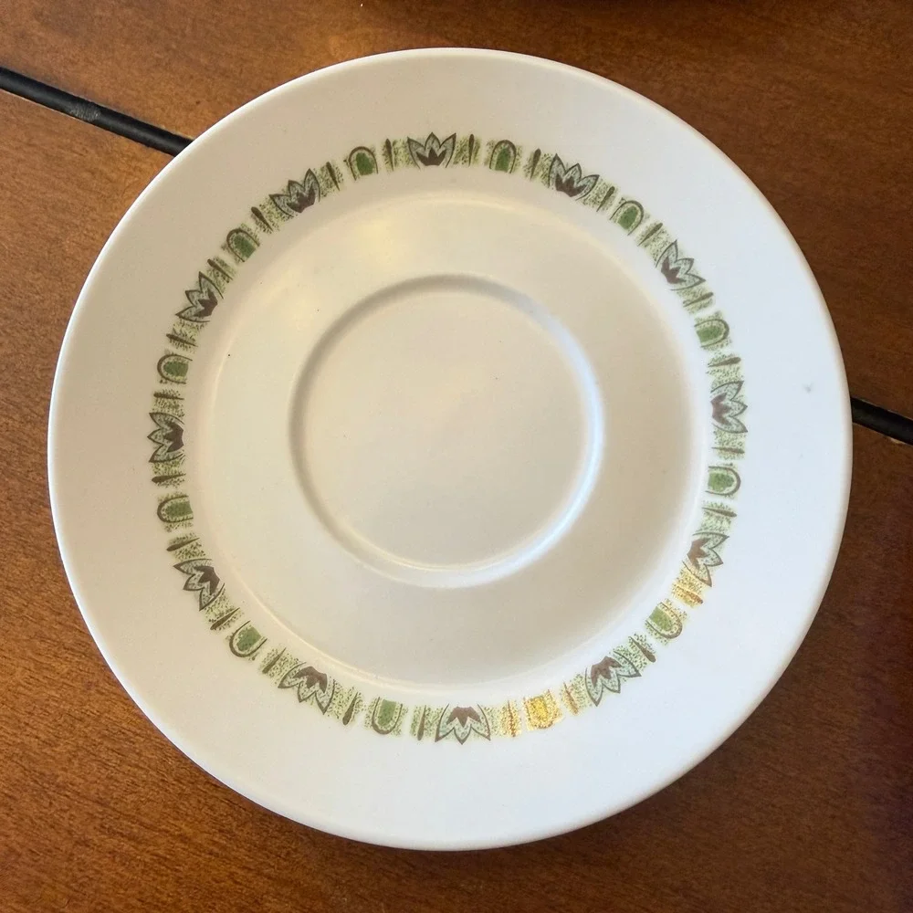 Noritake Progression Palos Verde 9020 China Plates 9 piece Set Vintage Japan MCM